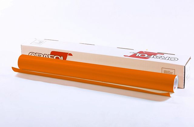 Пленка светофильтрующая Oralite 5061 035 1,235*50 м, оранжевая, для дорожных знаков по ГОСТ 32945, ГОСТ Р52290
