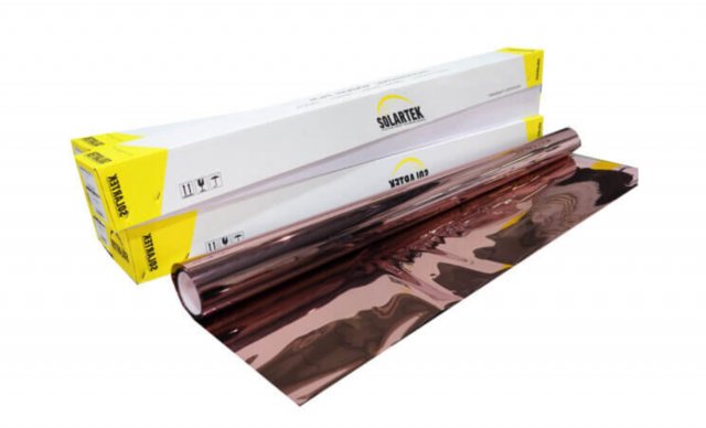 Солнцезащитная Sputter пленка Solartek V. SOLAR BRONZE 15 2MIL, 1,52*30м, 63 мкм, VLT 20,4%, PET, бронза/медь