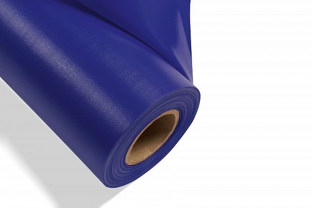 Тентовая ткань ПВХ Nordfox, 650 г/м2, синий, RAL 5002, 2,5*40 м, 1000*1000, 20*20, полуглянец, UV