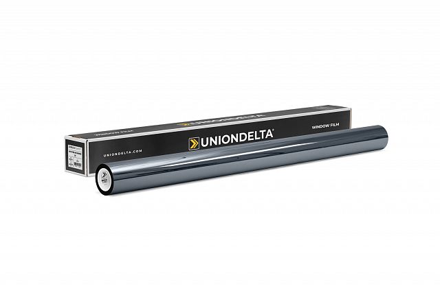 Самоклеящаяся спаттерная пленка Uniondelta Deltafilm SPUTTER NICHROME VLT 20%, 2 MIL, 1,52*30 м, 50 мкм, свинцовый