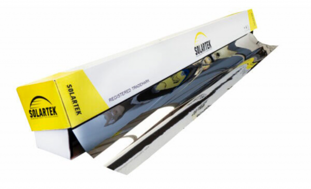 Отражающая архитектурная пленка Solartek STR 05 SISRPS 2MIL, 1,524*30 м, 56 мкм, VLT 5.7%, PET, защита от царапин, зеркальный