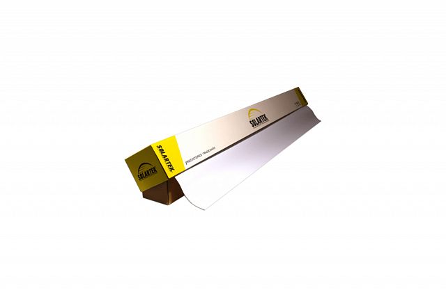 Декоративная пленка Solartek D.WHITE OUT 2 MIL, 1,52*30 м, 58 мкм, VLT 0%, PET, глянец, белый