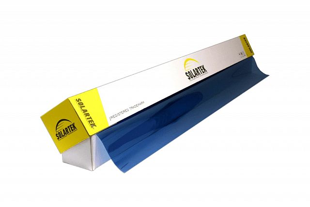 Отражающая архитектурная пленка Solartek STR 15 BLSRPS 2MIL, 1,52*30 м, 60 мкм, VLT 16,1%, PET, голубая