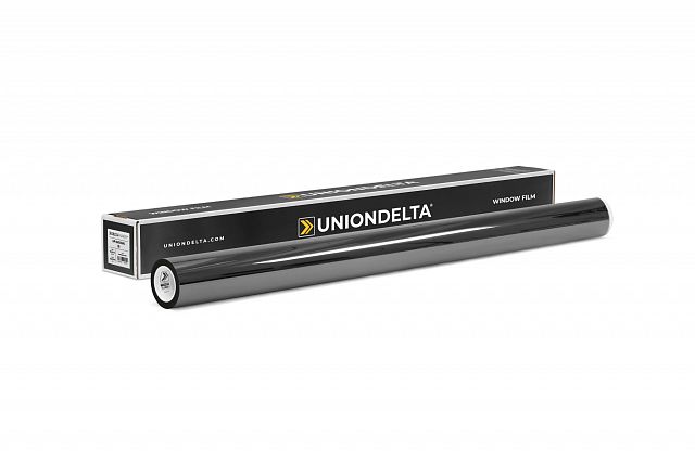 Самоклеящаяся зеркальная пленка Uniondelta Deltafilm HP NATURAL VLT 35%, 2 MIL, 1,52*30 м, 50 мкм, серый