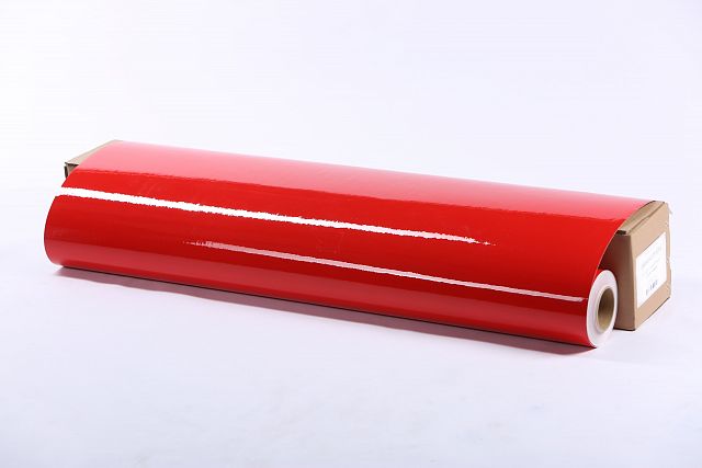 Световозвращающая пленка Lucentis LCR-5000 печатная красная, тип А, класс I 1,22х45,7м (с маркировкой) 1 стык (о4549)