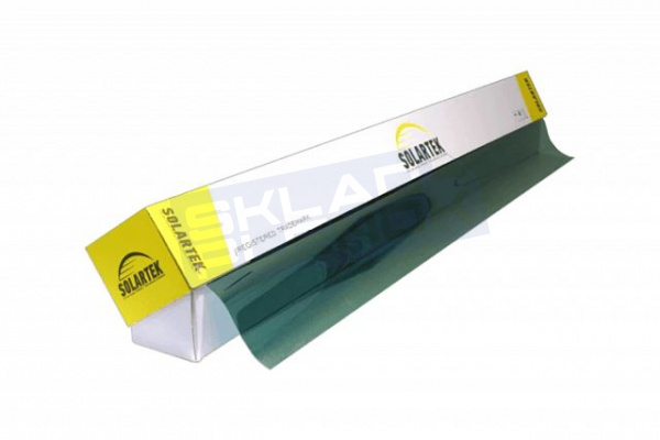 Отражающая архитектурная пленка Solartek STR 15 GNSRPS 2MIL, 1,52*30,5 м, 60 мкм, VLT 14%, PET, зеленая