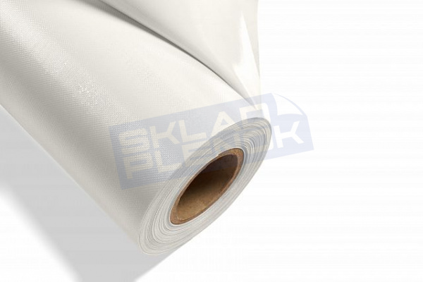 Тентовая ткань ПВХ Nordfox, 630 г/м2, белый, RAL 9003, 2,5*35 м, 1000*1000, 20*20, полуглянец, UV