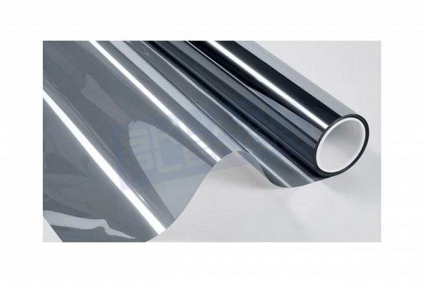 Самоклеящаяся спаттерная пленка Uniondelta Deltafilm SPUTTER NICHROME VLT 35%, 2 MIL, 1,52*30 м, 50 мкм, свинцовый