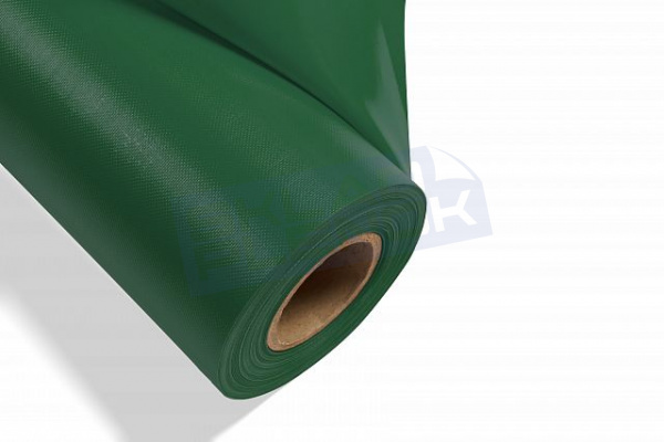 Тентовая ткань ПВХ Nordfox, 650 г/м2, зеленый, RAL 6026, 2,5*65 м, 1000*1000, 20*20, полуглянец, UV