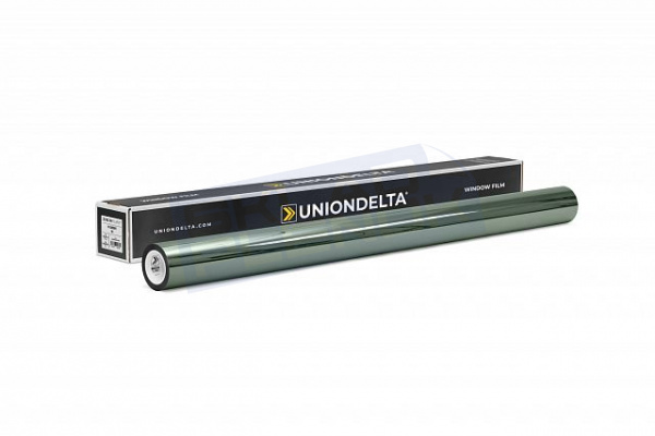 Самоклеящаяся зеркальная пленка Uniondelta Deltafilm R GREEN VLT 10%, 2 MIL, 1,52*30 м, 50 мкм, зеленый
