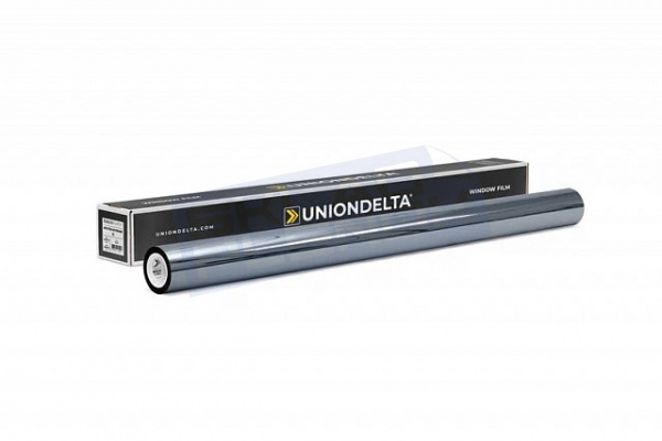 Самоклеящаяся спаттерная пленка Uniondelta Deltafilm SPUTTER NICHROME VLT 35%, 2 MIL, 1,52*30 м, 50 мкм, свинцовый