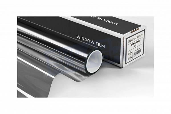 Самоклеящаяся зеркальная пленка Uniondelta Deltafilm HP NATURAL VLT 20%, 2 MIL, 1,52*30 м, 50 мкм, серый