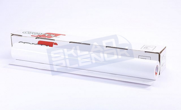 Пленка для печати полимерная Orajet 3551 G 101, 1,26*50 м, 70 мкм, белая, глянцевая