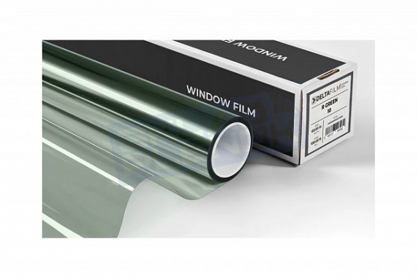 Самоклеящаяся зеркальная пленка Uniondelta Deltafilm R GREEN VLT 10%, 2 MIL, 1,52*30 м, 50 мкм, зеленый