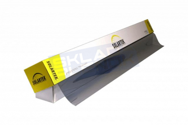 Отражающая архитектурная пленка Solartek STR 20 SISRPS 2MIL, 1,524*30 м, 56 мкм, VLT 15%, PET, защита от царапин, зеркальный