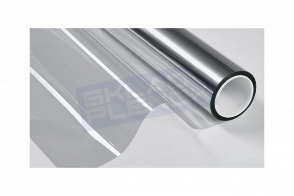 Самоклеящаяся зеркальная пленка Uniondelta Deltafilm R SILVER VLT 50%, 2 MIL, 1,52*30 м, 60 мкм, серебряный