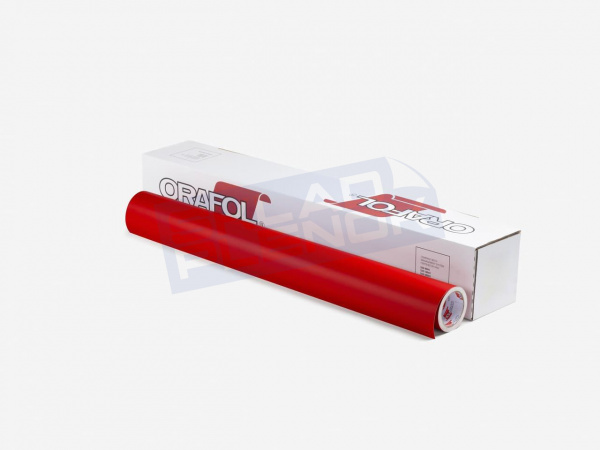 Пленка литая самоклеящаяся Oracal 951 G 334 1,26*50 м пожарная красная, глянцевая