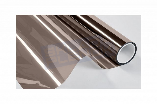 Самоклеящаяся спаттерная пленка Uniondelta Deltafilm SPUTTER BRONZE VLT 20%, 2 MIL, 1,52*30 м, 50 мкм, медный