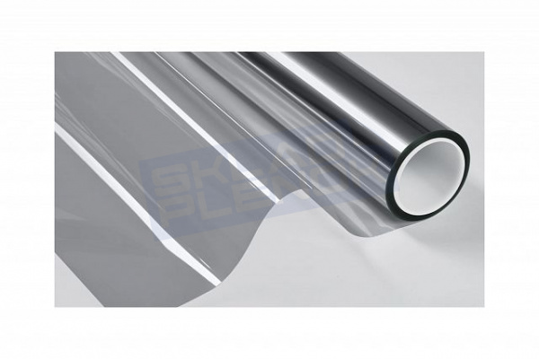 Самоклеящаяся зеркальная пленка Uniondelta Deltafilm R SILVER VLT 15%, 2 MIL, 1,52*30 м, 60 мкм, серебряный