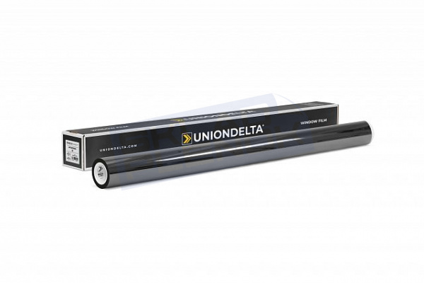 Самоклеящаяся зеркальная пленка Uniondelta Deltafilm HP NATURAL VLT 35%, 2 MIL, 1,52*30 м, 50 мкм, серый