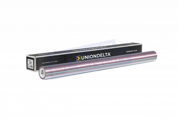 Декоративная дихроичная пленка Uniondelta DICHROIC PURPLE 2 MIL, 1,36*30 м, 60 мкм, хамелеон