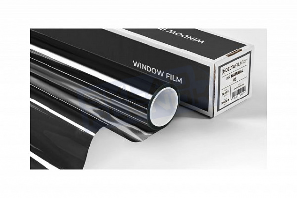 Самоклеящаяся зеркальная пленка Uniondelta Deltafilm HP NATURAL VLT 5%, 2 MIL, 1,52*30 м, 50 мкм, серый