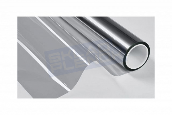 Самоклеящаяся зеркальная пленка Uniondelta Deltafilm R SILVER VLT 35%, 2 MIL, 1,52*30 м, 60 мкм, серебряный