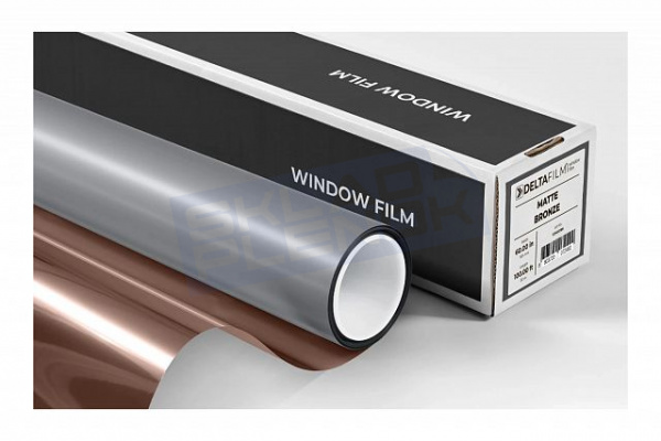 Декоративная пленка Uniondelta Deltafilm MATTE BRONZE 2 MIL, 1,52*30 м, 65 мкм, VLT 32%, PET, матовый, бронзовый