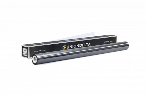 Самоклеящаяся зеркальная пленка Uniondelta Deltafilm R SILVER VLT 35%, 2 MIL, 1,52*30 м, 60 мкм, серебряный