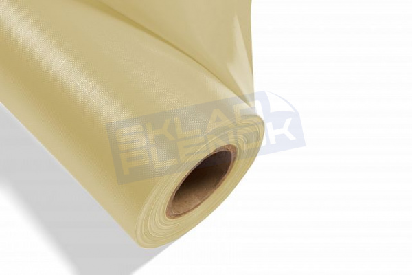 Тентовая ткань ПВХ Nordfox, 650 г/м2, бежевый, RAL 1014, 2,5*65 м, 1000*1000, 20*20, полуглянец, UV