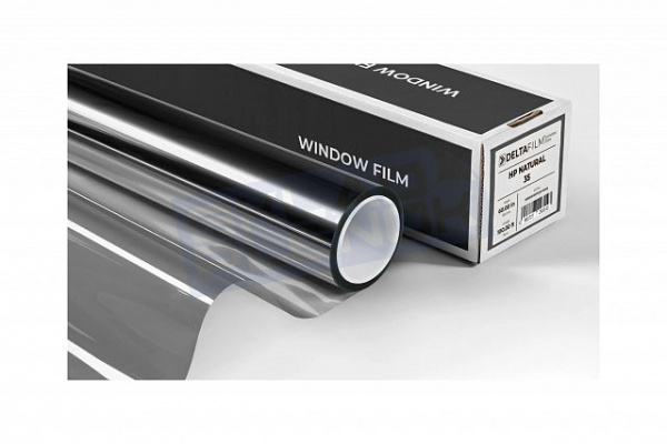Самоклеящаяся зеркальная пленка Uniondelta Deltafilm HP NATURAL VLT 35%, 2 MIL, 1,52*30 м, 50 мкм, серый