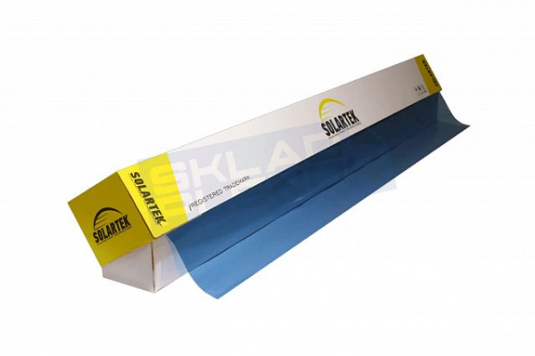 Отражающая архитектурная пленка Solartek STR 35 BLSRPS 2MIL, 1,52*30,5 м, 56 мкм, VLT 46,4%, PET, голубая